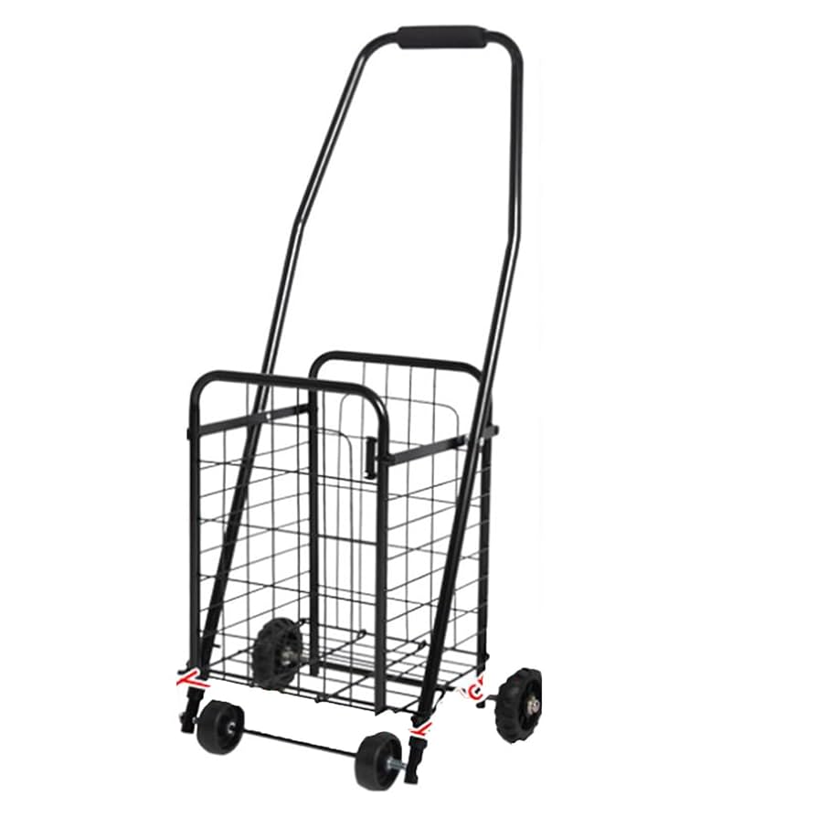 Amazon｜買い物カート ショッピングカート 4輪 6輪 階段が登れる